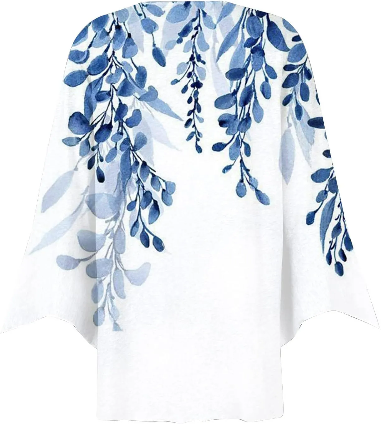 Cover Up for Women Kimonos Summer Swimsuit Ruffle Cardigan 2025 Floral 3/4 Length Sleeve Button Down Cover Up Boho Top