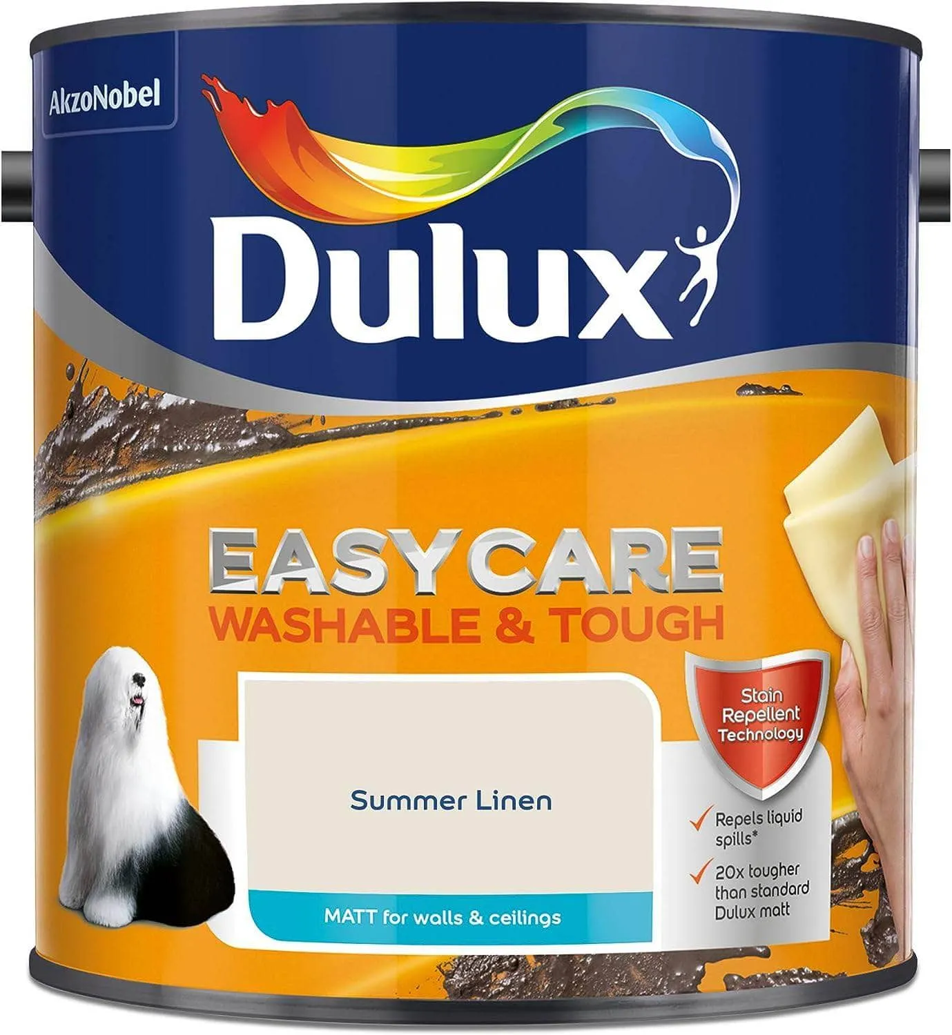 Dulux Easycare Matt Emulsion 2.5L - Summer Linen