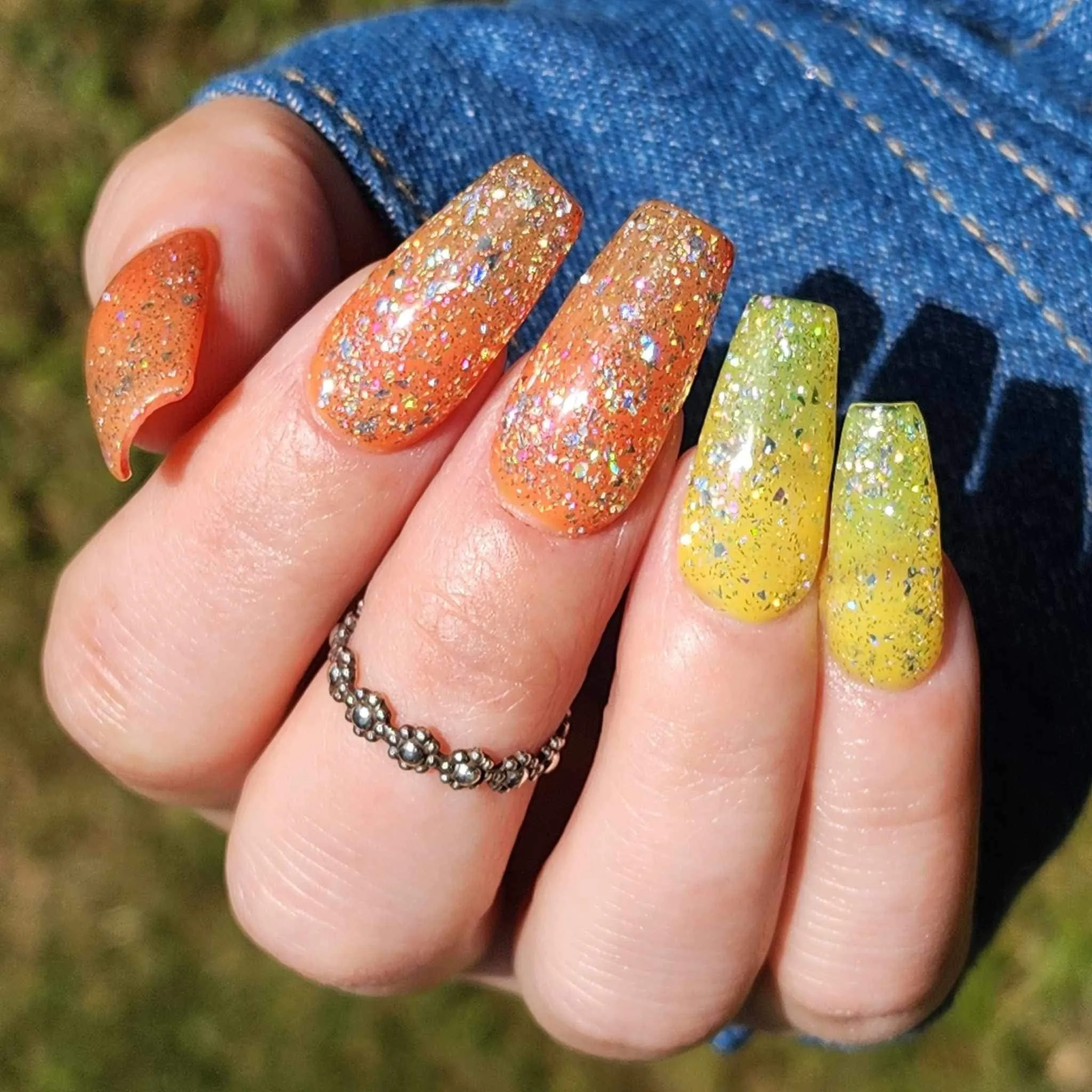 Golden Yellow- Glow Gel Polish