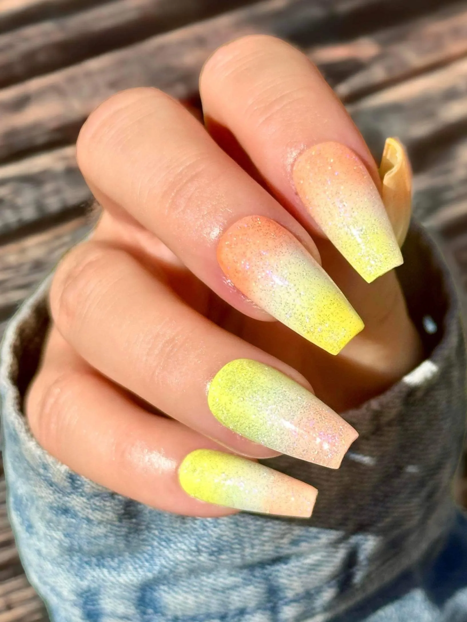 Golden Yellow- Glow Gel Polish