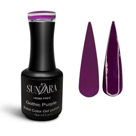 Gothic Purple- Solid gel polish
