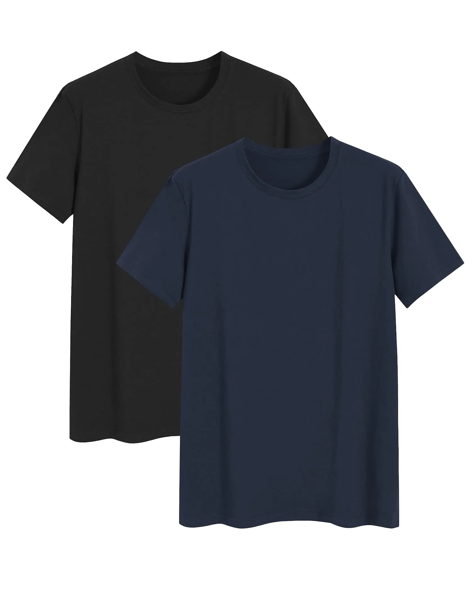 Men's Basic Cotton Knit Sleep T-Shirt Comfortable Pajama Shirt