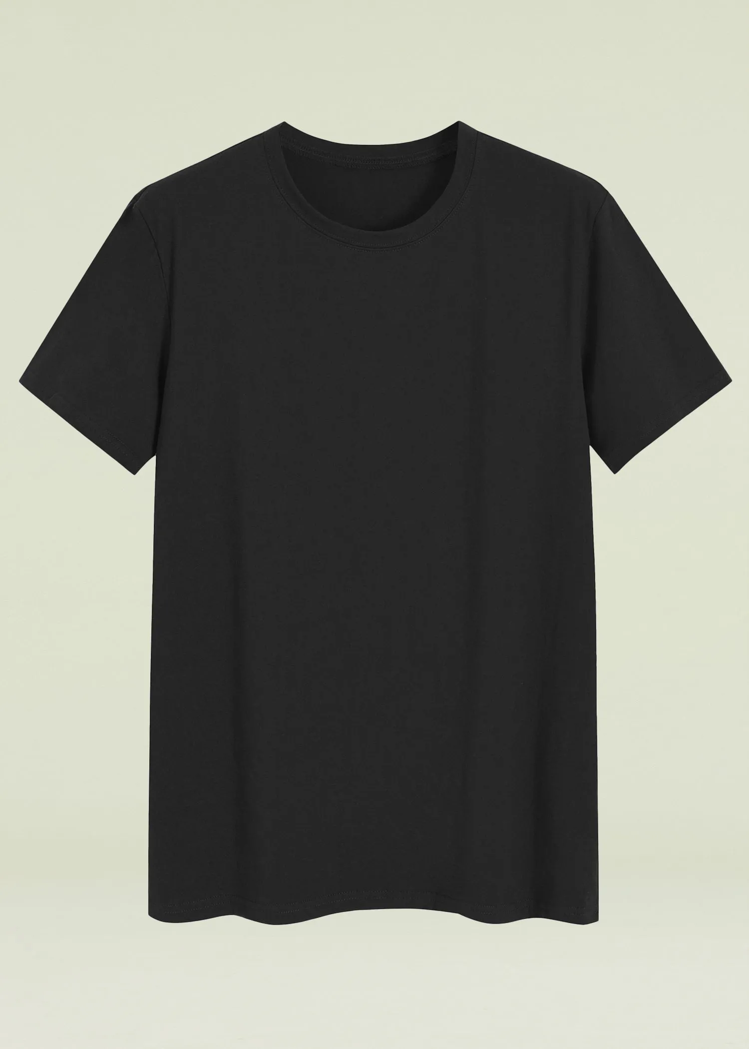 Men's Basic Cotton Knit Sleep T-Shirt Comfortable Pajama Shirt