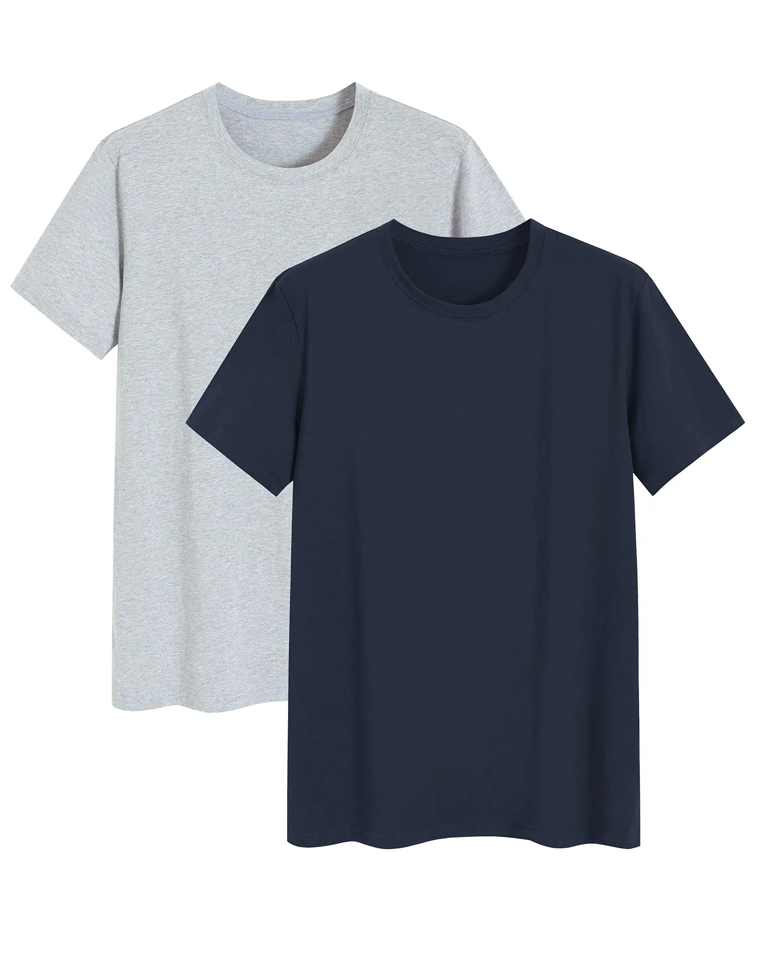 Men's Basic Cotton Knit Sleep T-Shirt Comfortable Pajama Shirt