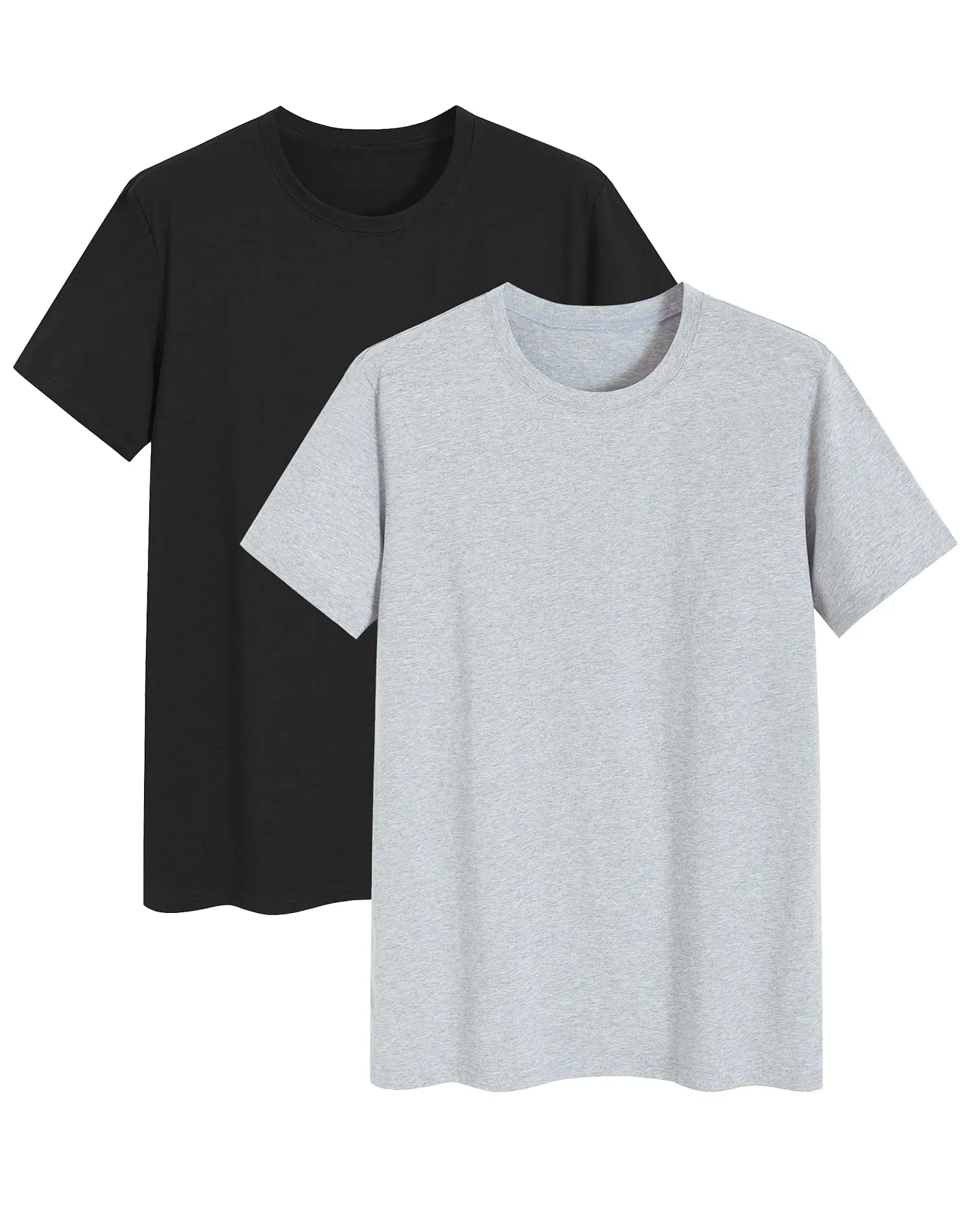 Men's Basic Cotton Knit Sleep T-Shirt Comfortable Pajama Shirt