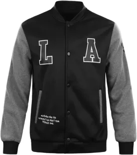 Men's Trendy Baseball Jacket Fashion Color Block Jacket Vintage Single Layer Jackets Casual Print Streetwear Coats