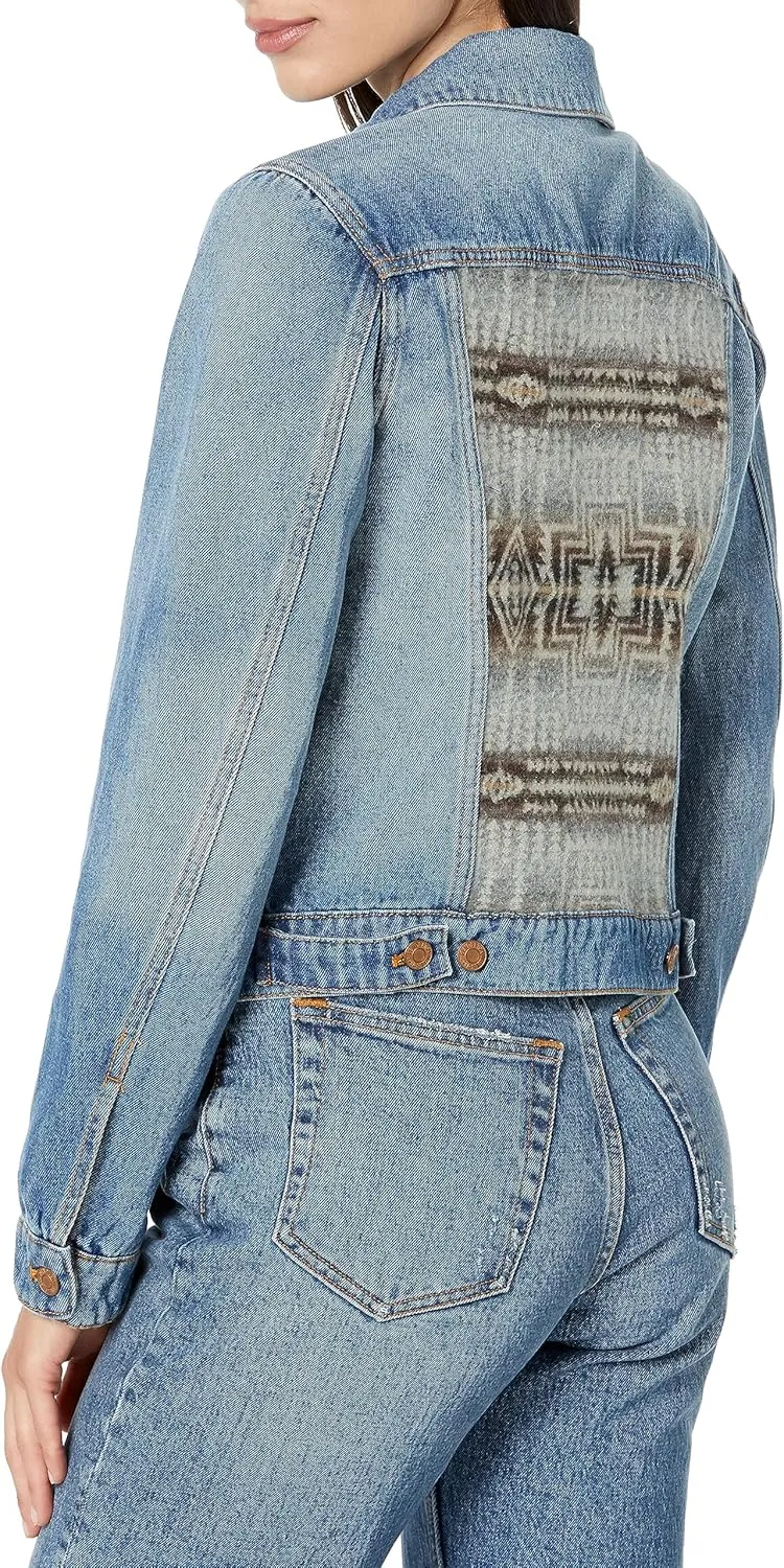PENDLETON Women's Denim/Wool Jean Jacket