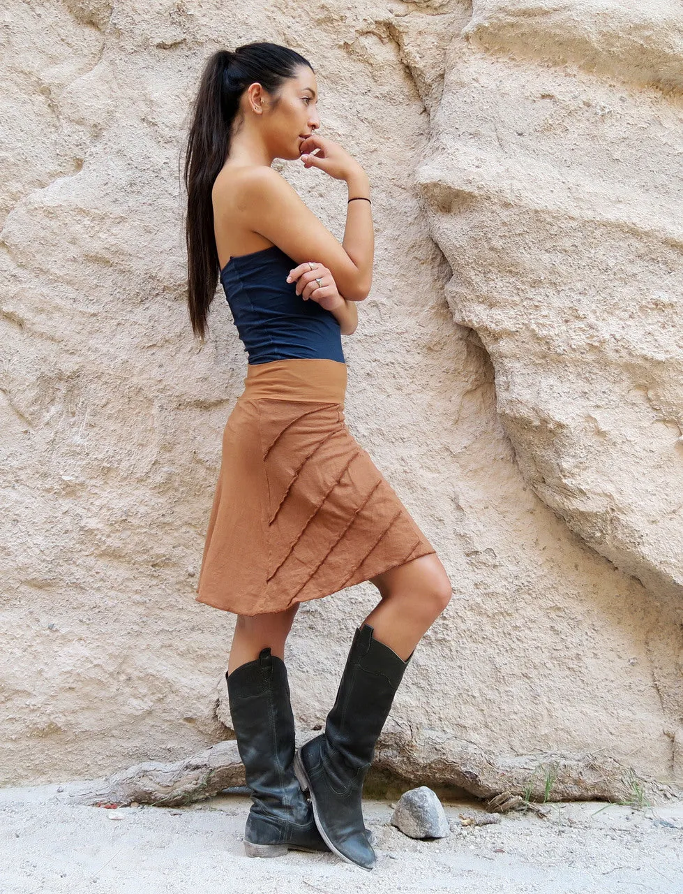 Raven Simplicity Short Skirt