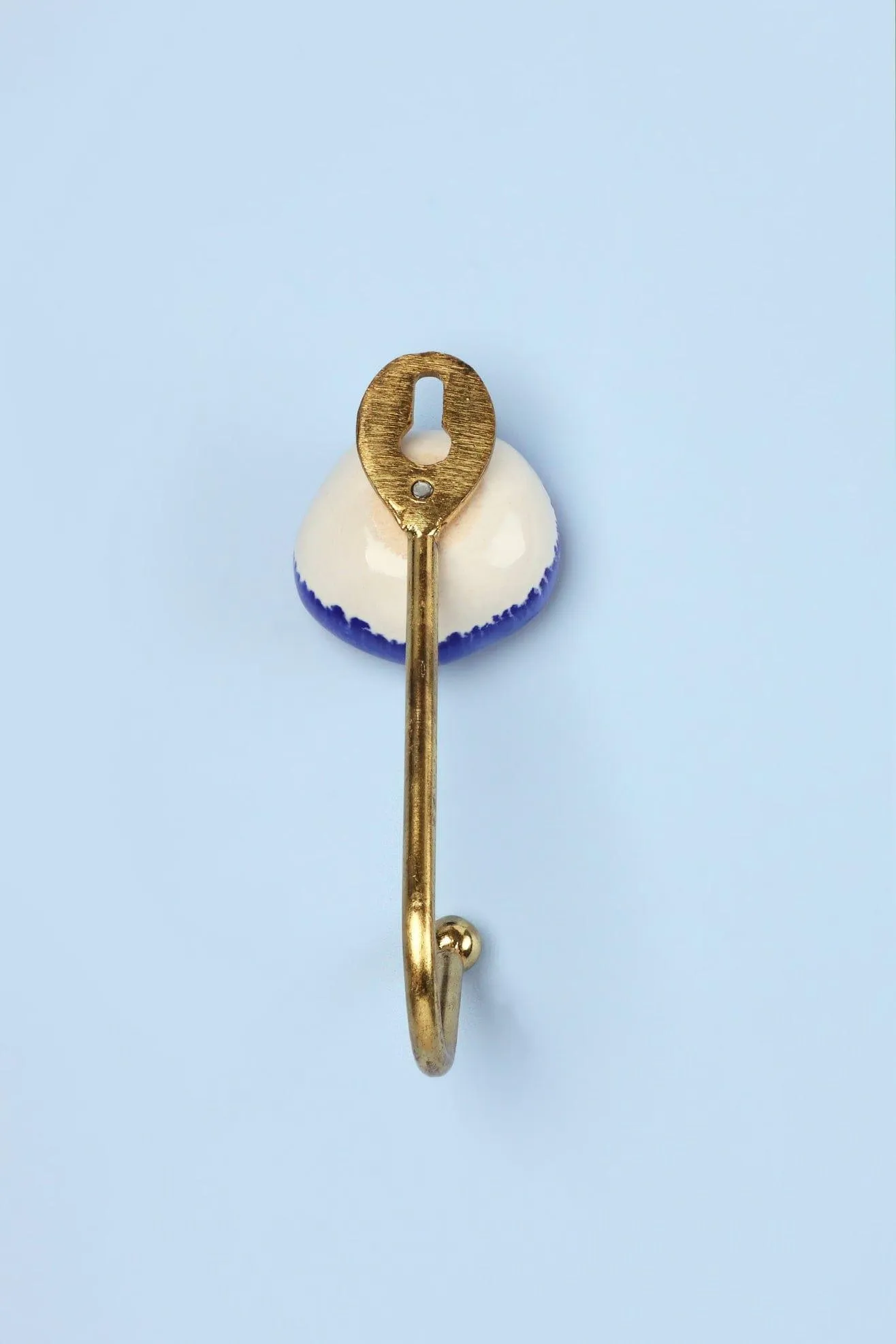 Rhodes Family Crackle Glaze Ceramic Wall Hook