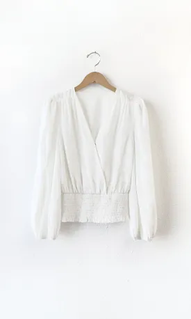 VALERIE BURNOUT BLOUSE