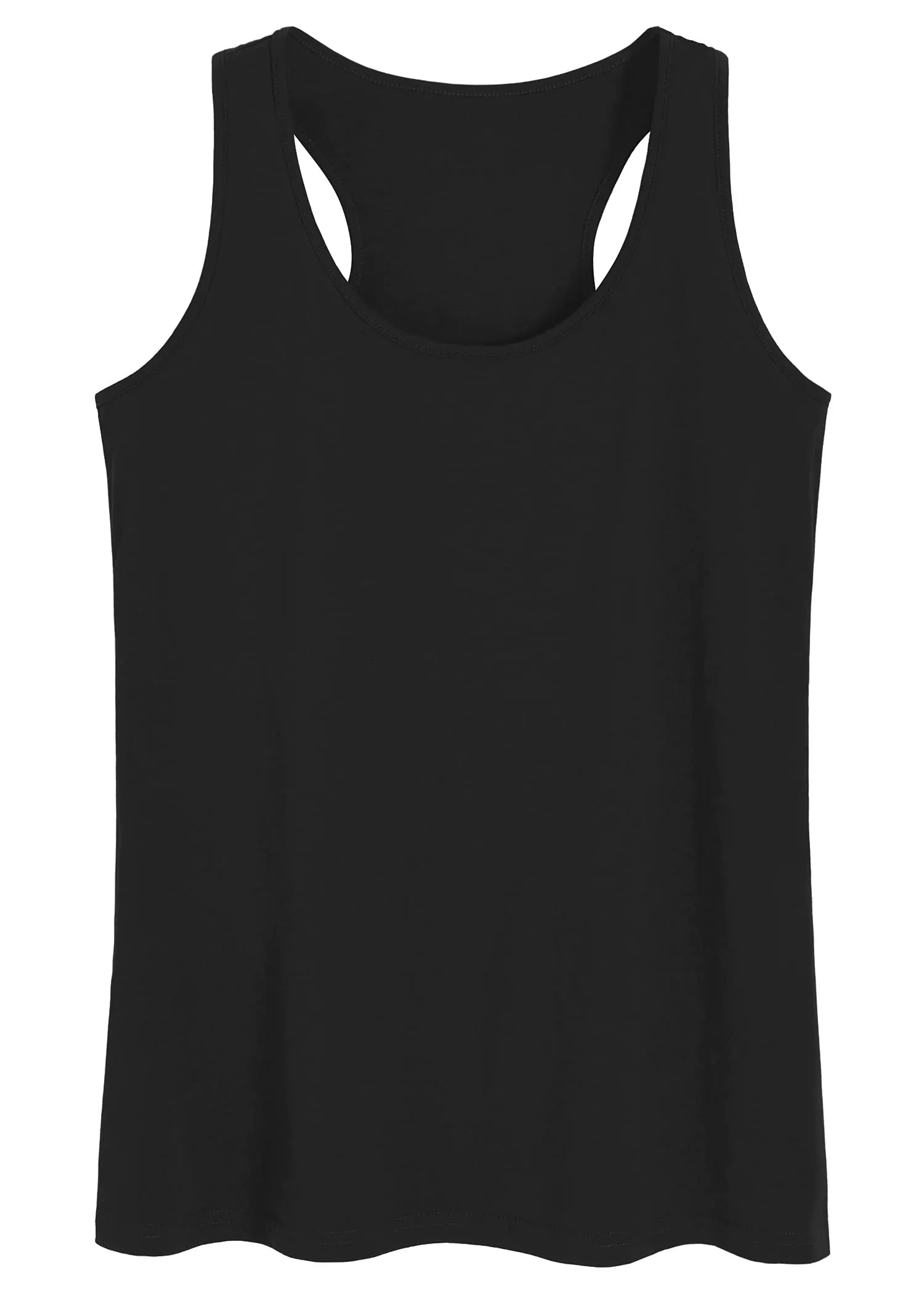 Women's Cotton Racerback Sleep Tank Top Sleeveless Lounge Top