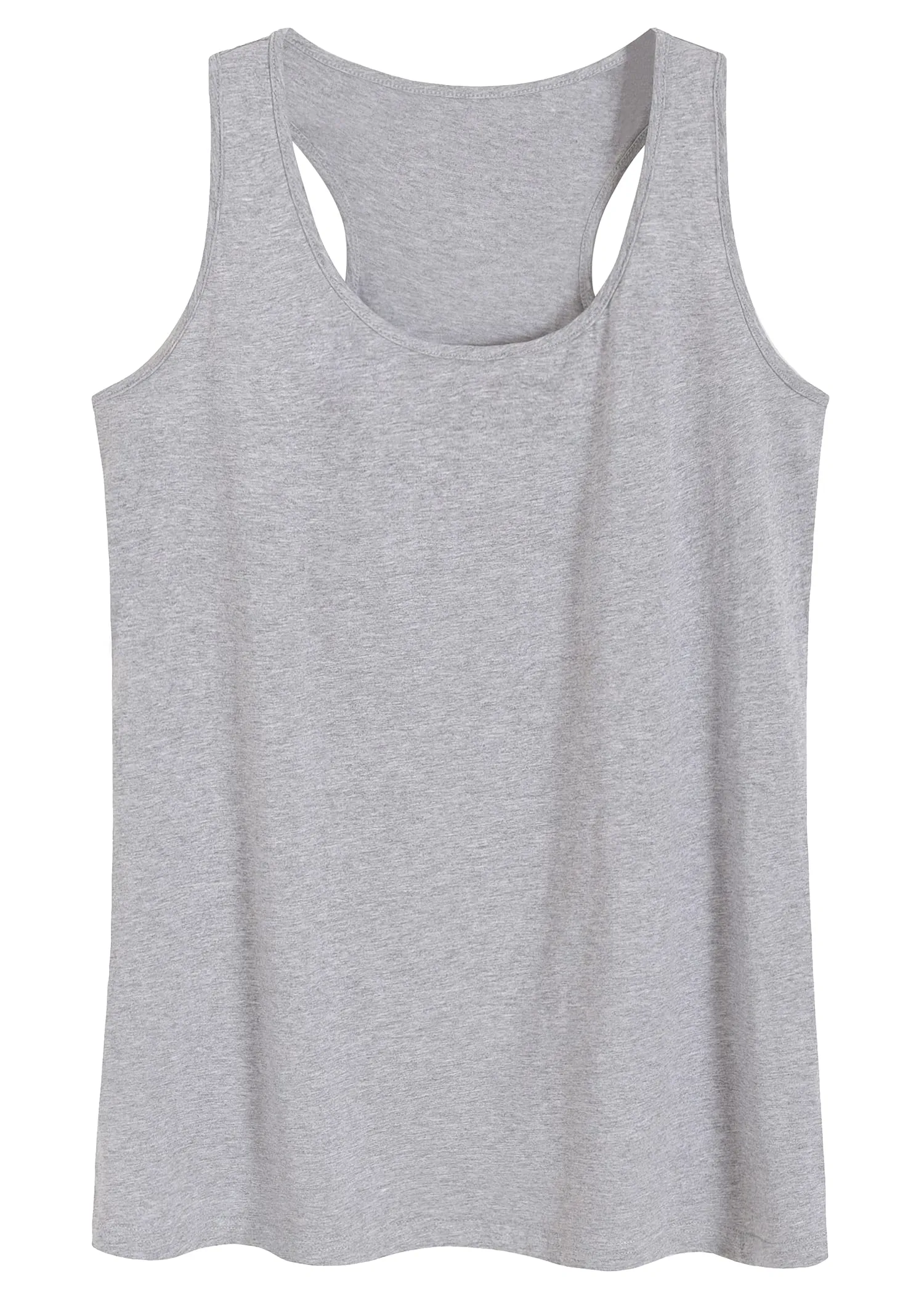 Women's Cotton Racerback Sleep Tank Top Sleeveless Lounge Top