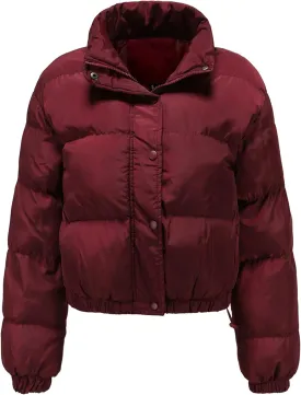 Women's Cropped Quilted Winter Puffer Jacket Outerwear Coats Quilted Jackets